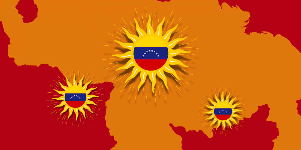 Cartel de los Soles’ en  Venezuela y Colombia imagen de la publicación