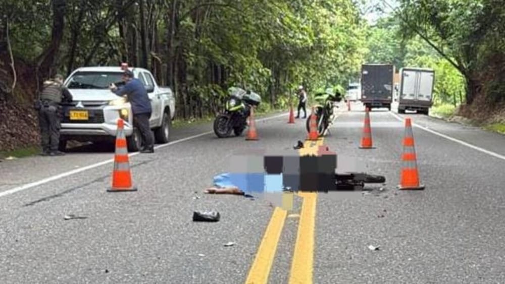 Trágico accidente en Santander dejó una mujer fallecida y acompañante herido imagen de la publicación