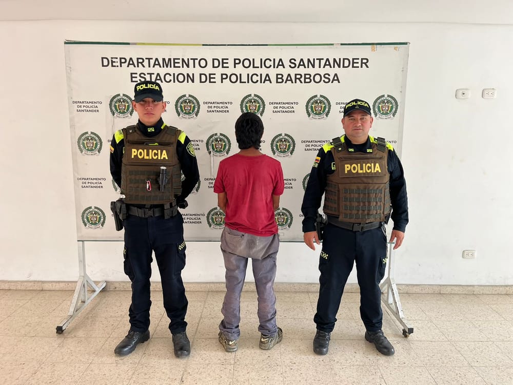 Capturado en Barbosa un hombre requerido por porte ilegal de armas en Yopal imagen de la publicación