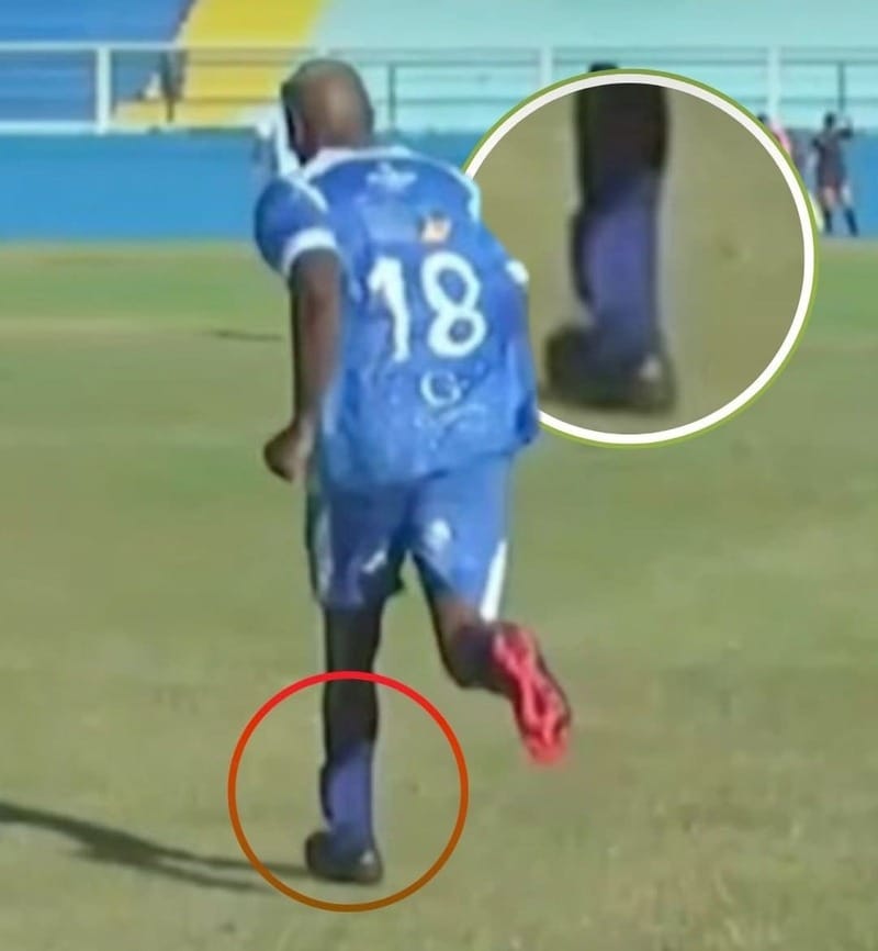 Futbolista juega con dispositivo electrónico de control judicial imagen de la publicación