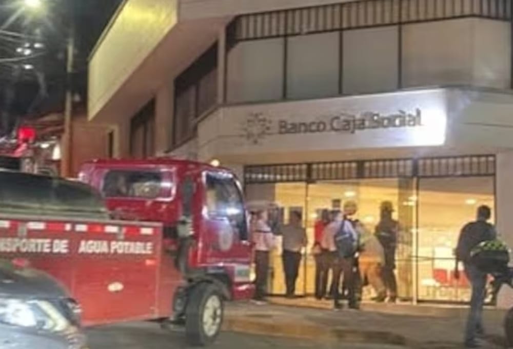 Conato de incendio fue controlado en entidad bancaria de San Gil imagen de la publicación