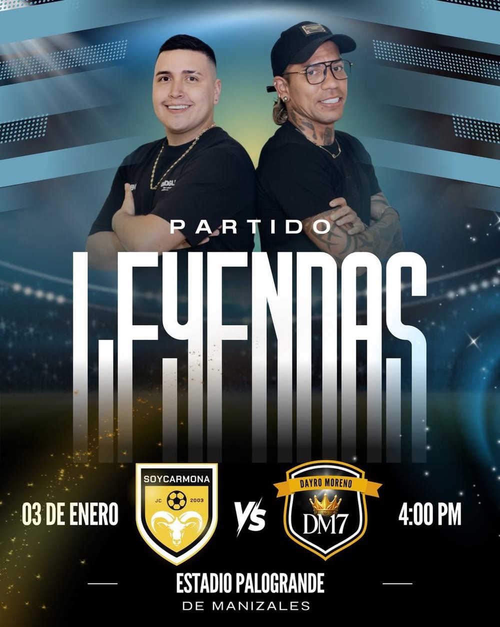 Dayro Moreno reunirá a las leyendas del Once Caldas en un partido en la Feria de Manizales 2026 imagen de la publicación