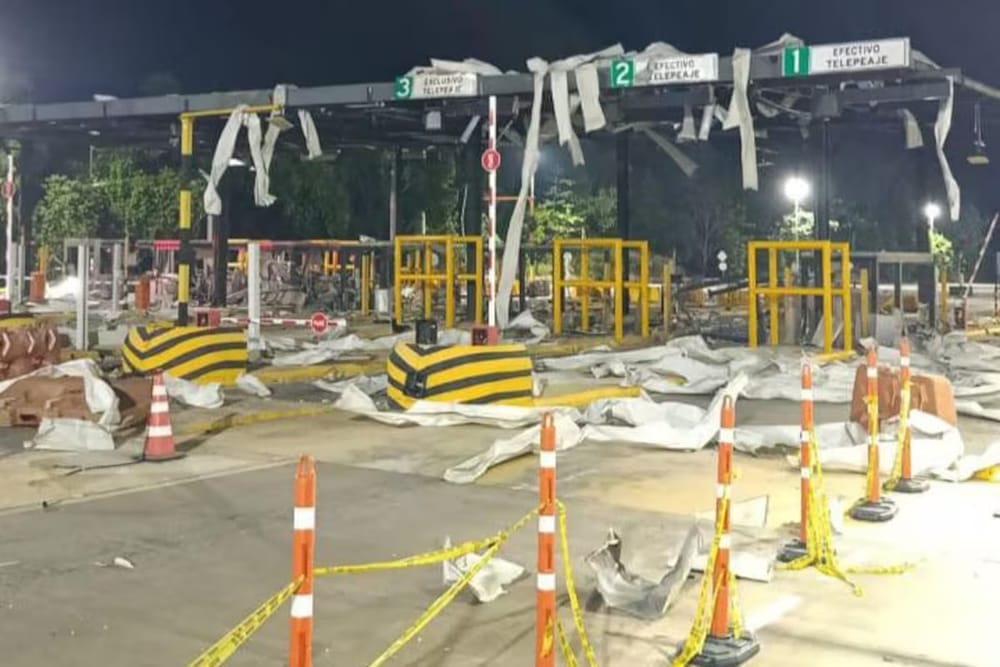 ELN ataca con explosivos peaje de La Lizama, Santander imagen de la publicación