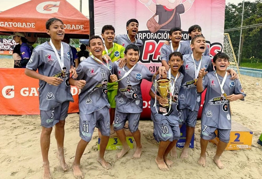Ruitoque FC campeón del Baby Fútbol Playa en Medellín imagen de la publicación