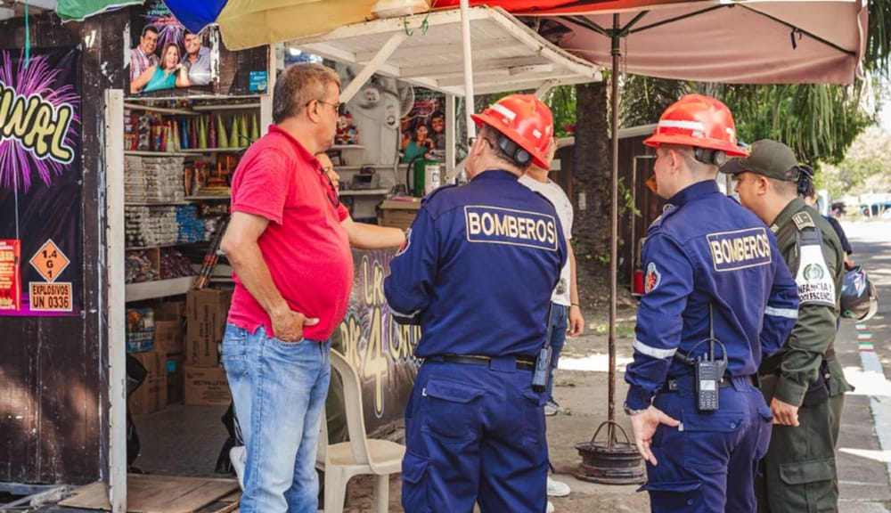 Ocho quemados con pólvora fue el balance final de las festividades en Barrancabermeja imagen de la publicación