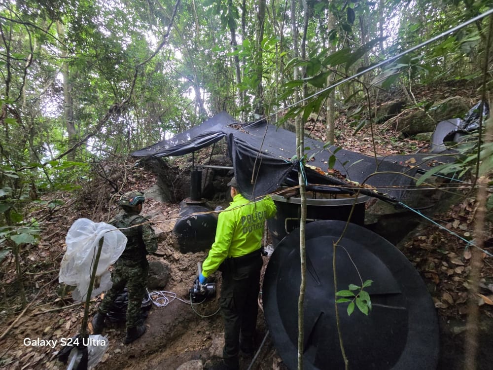 Golpe a narcolaboratorio tumba finanzas del ELN en más de  7.000 millones de pesos imagen de la publicación
