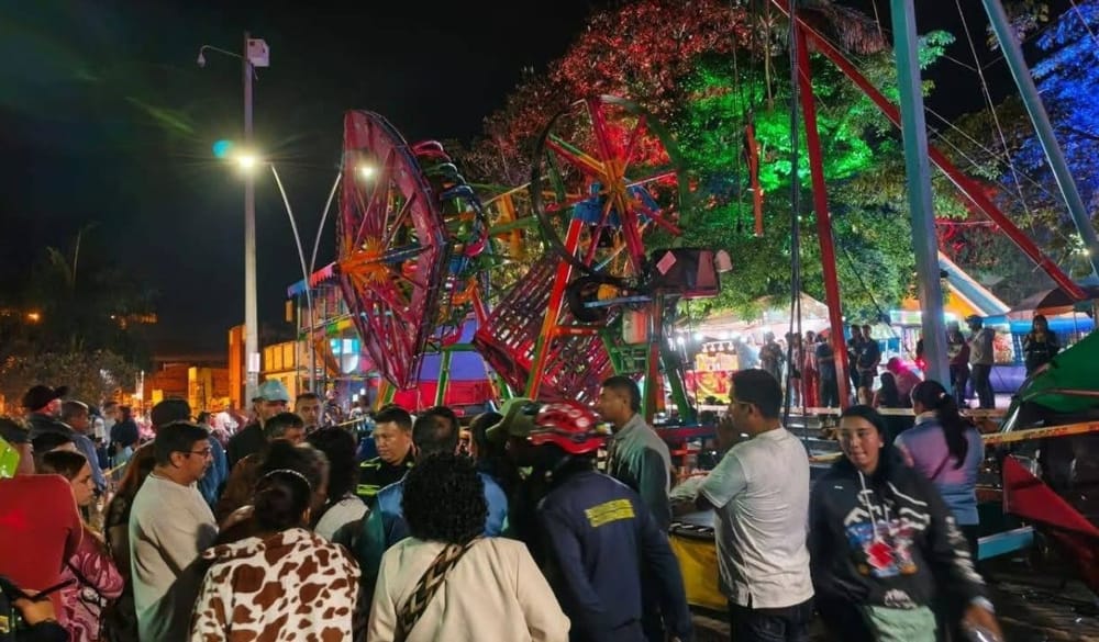 Colapso en atracción mecánica instalada en Barbosa destapó varias irregularidades imagen de la publicación