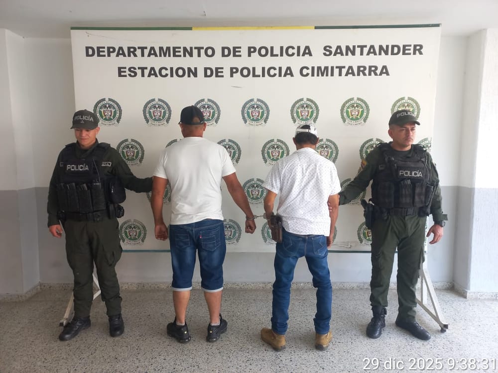 Plan Cazador deja cuatro capturados en Cimitarra y Landázuri imagen de la publicación