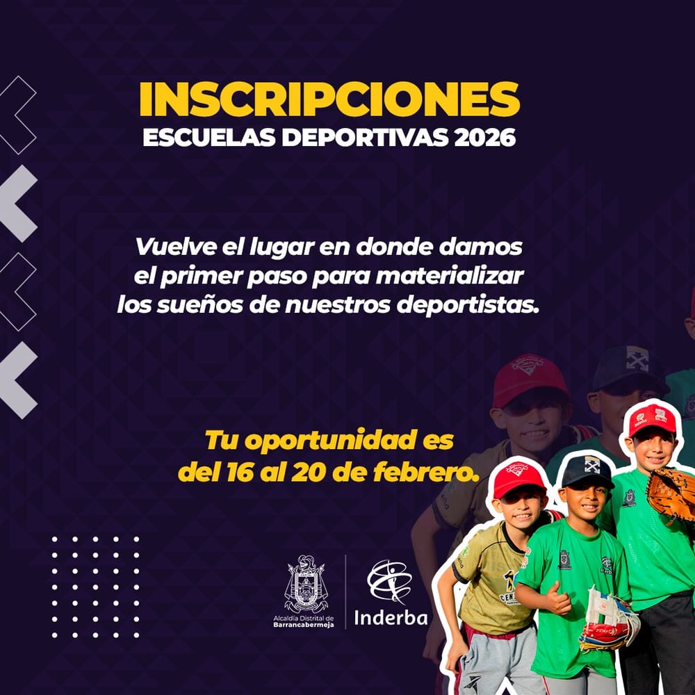 INDERBA abre inscripciones para escuelas deportivas imagen de la publicación