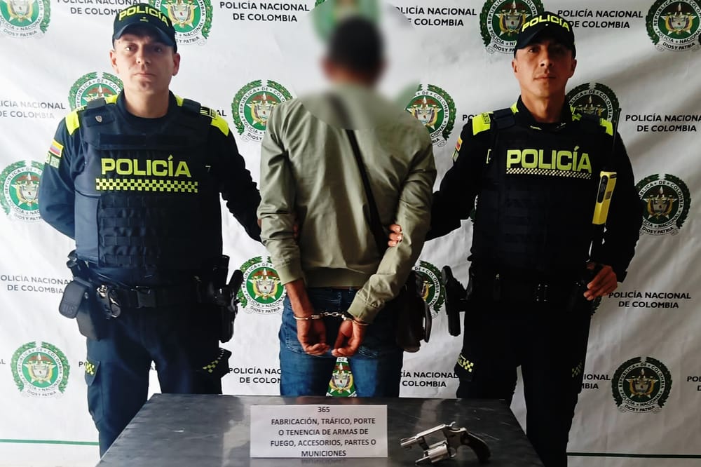 Hombre fue sorprendido con un 'fierro' en La Paz imagen de la publicación