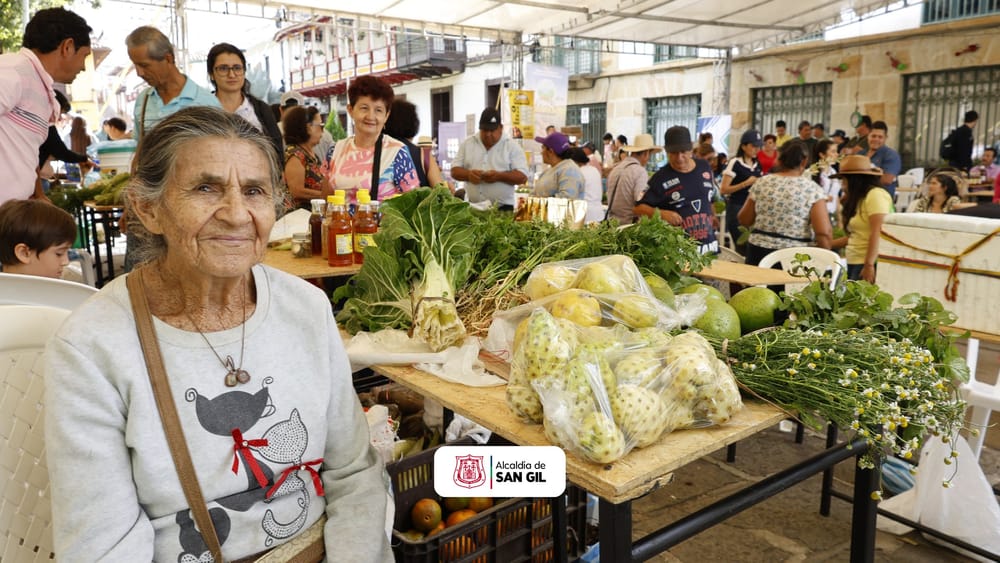 Domingo de Ramos con sabor a pan y mercado campesino en San Gil imagen de la publicación