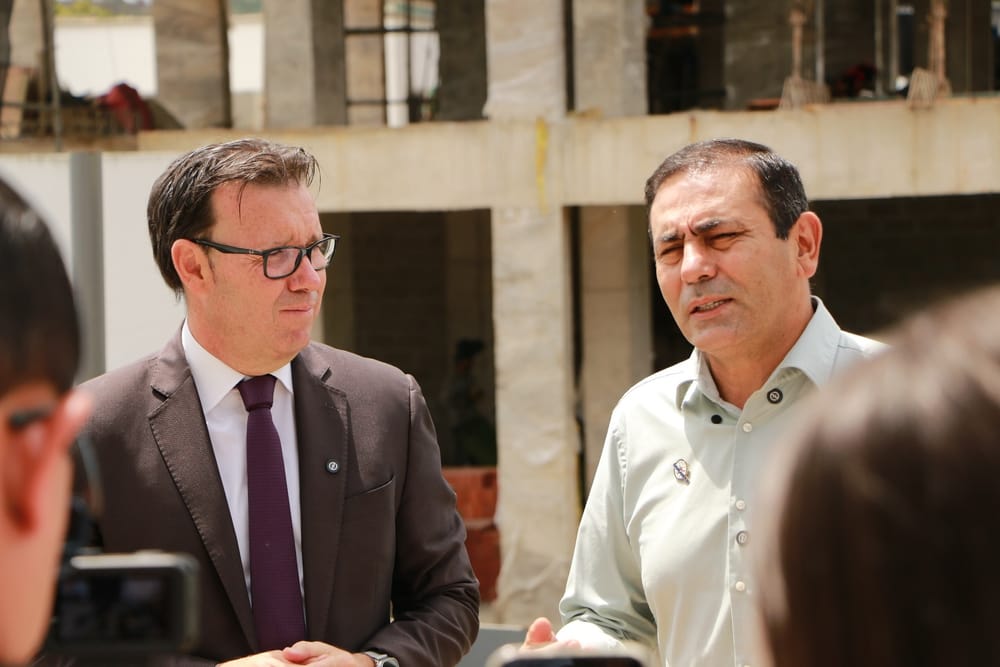 Gobernador verifica el avance de las obras de las UTS en Piedecuesta imagen de la publicación