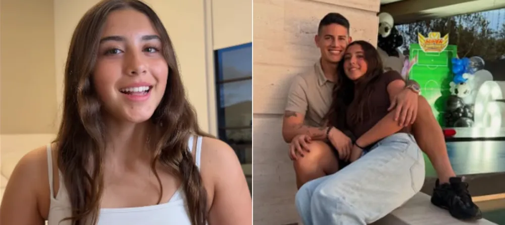 Hija de James Rodríguez, debutó como escritora con su libro “Las aventuras de Sami en Costarena” imagen de la publicación