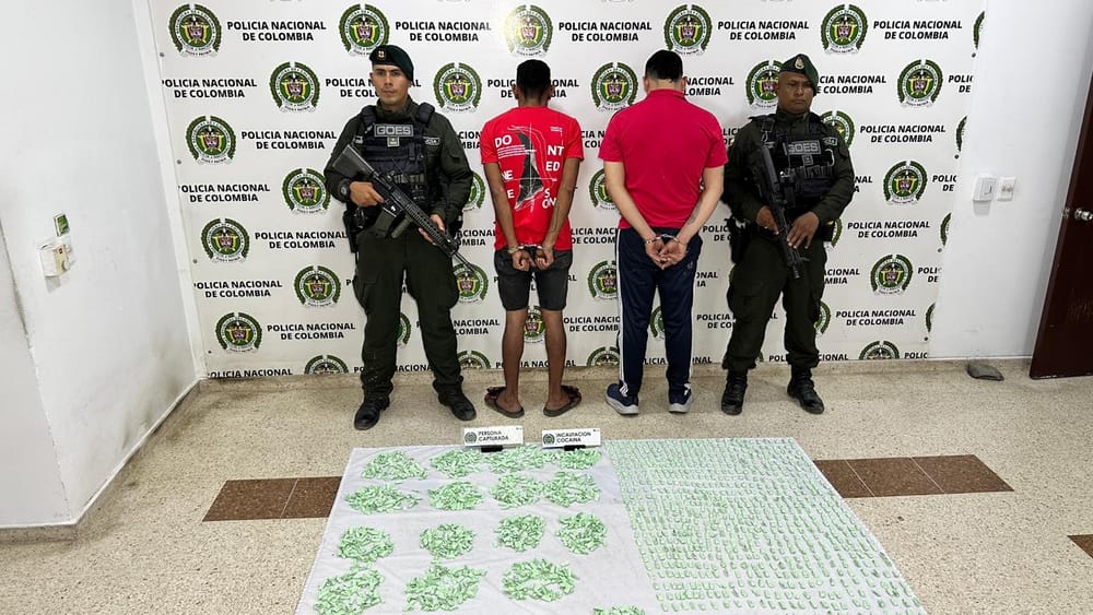 'El Gordo' y el 'Veneco' cayeron con la merca lista para el menudeo imagen de la publicación