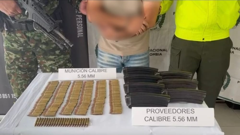 “Arsenal para el ‘Clan del Golfo’: Cae en Floridablanca con cargamento de munición de guerra imagen de la publicación