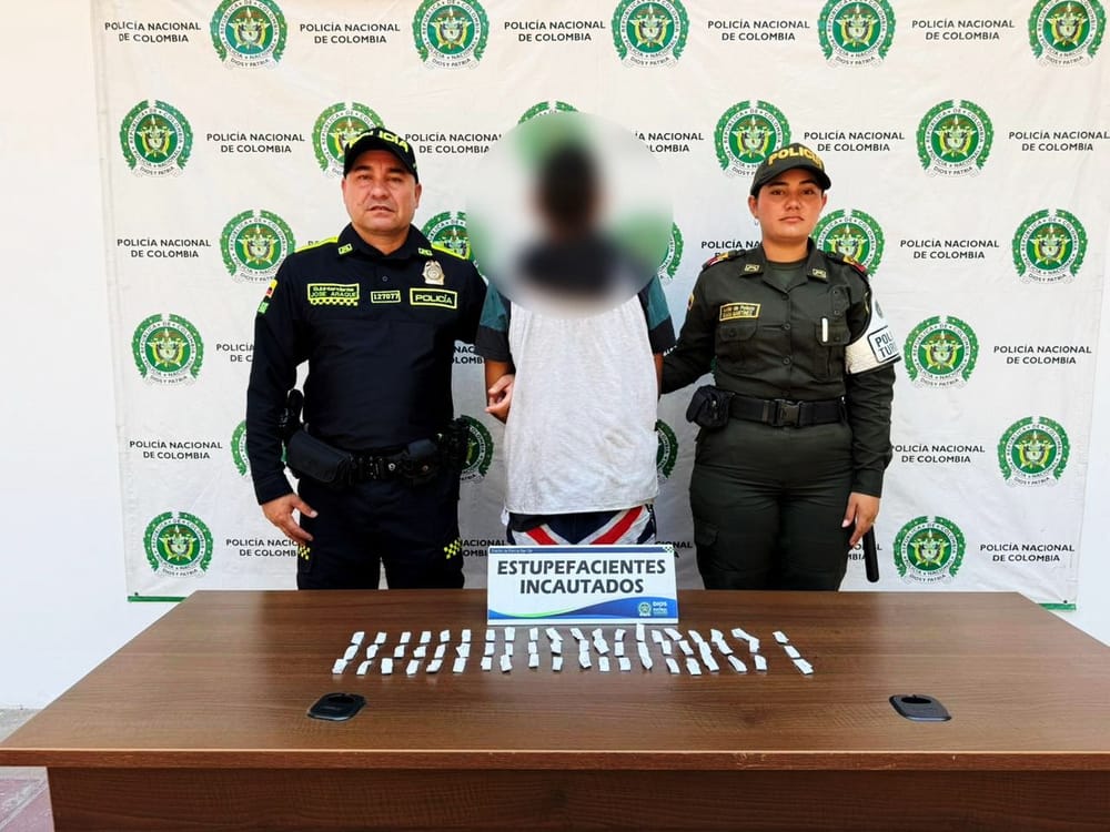 Cae en San Gil expendedor con más de 60 dosis de bazuco imagen de la publicación
