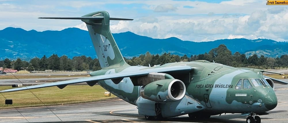Colombia compró dos aeronaves de transporte táctico Embraer C-390 Millennium imagen de la publicación