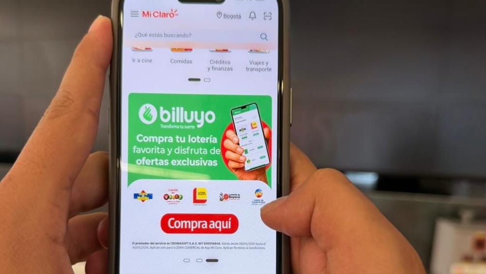 Billuyo para que compre lotería desde la App Mi Claro imagen de la publicación