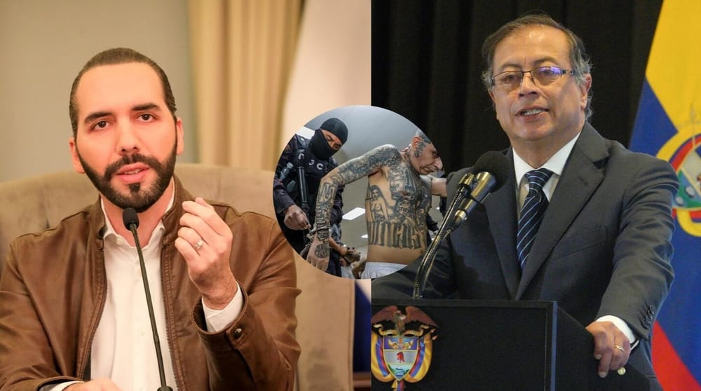 Bukele propone enviar presos salvadoreños a Colombia imagen de la publicación