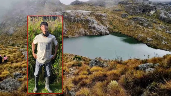 Vivito y coleando: aparece joven que se había extraviado en el Páramo de Santurbán imagen de la publicación