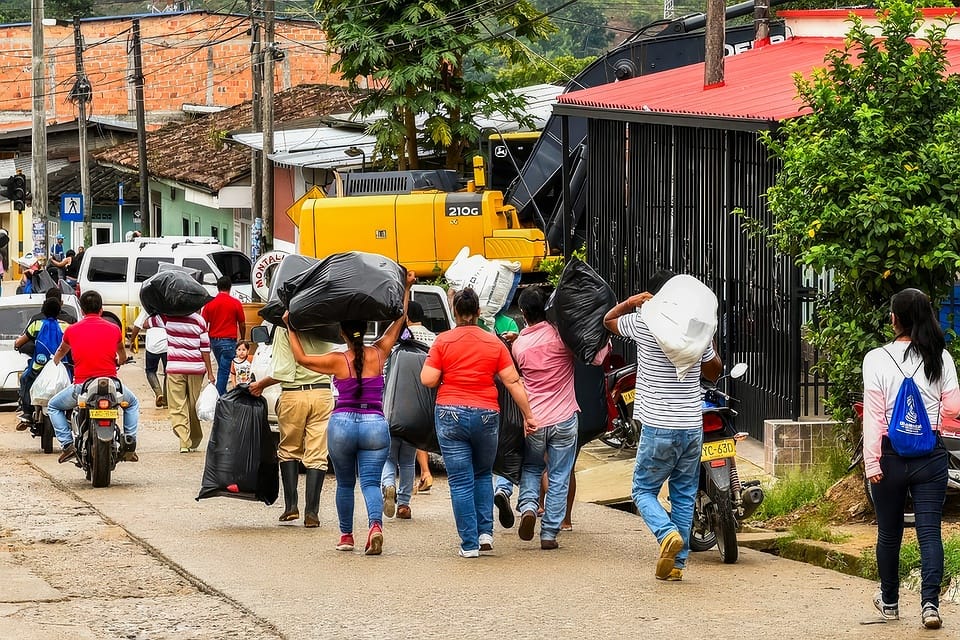 Colombia: Van más de 54 mil personas afectadas por el desplazamiento en 2026 imagen de la publicación