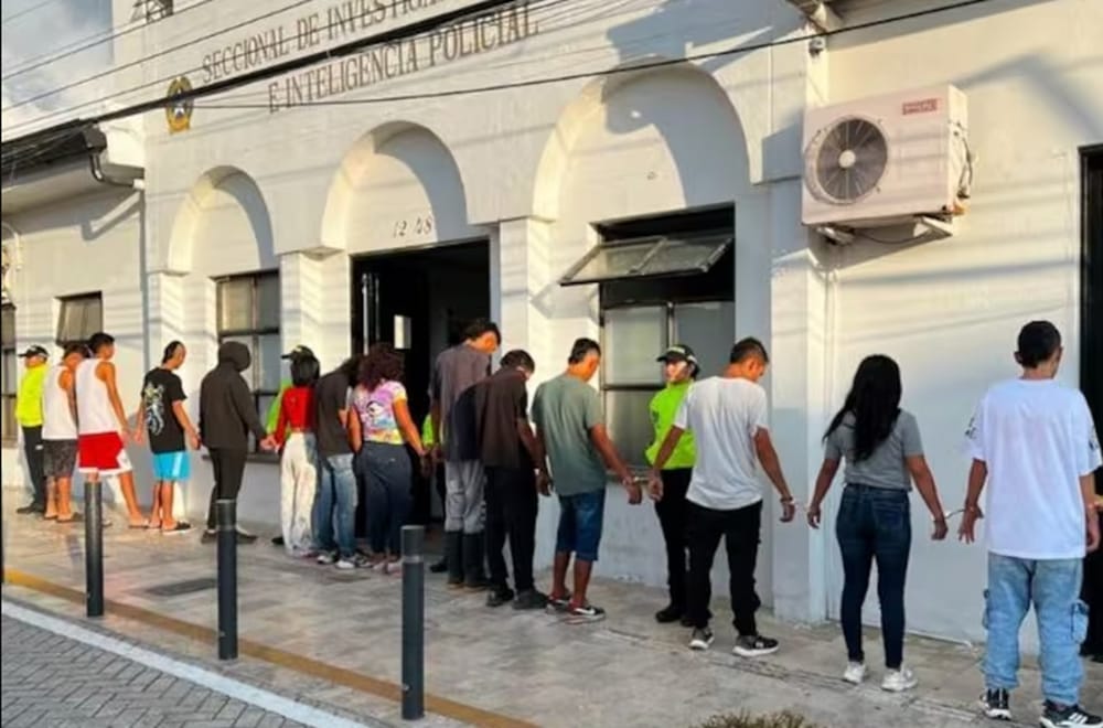 Presuntos sicarios del Tren de Aragua fueron capturados en Santander imagen de la publicación