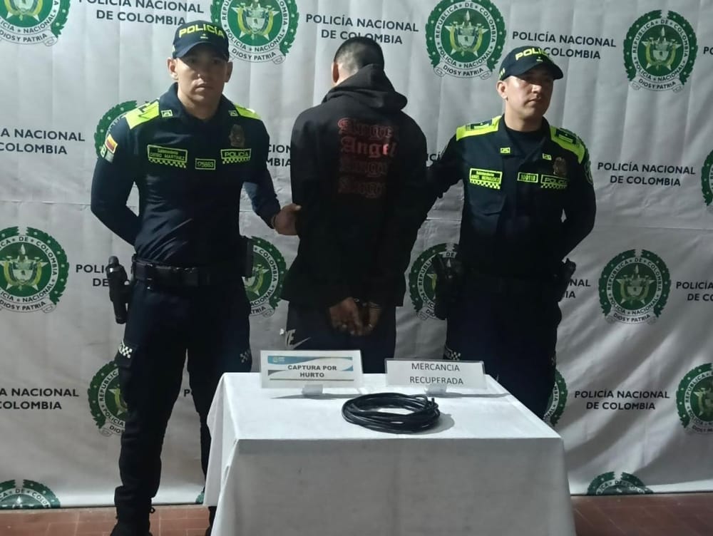 Capturado ladrón que robaba cableado del semáforo Foridablanca imagen de la publicación