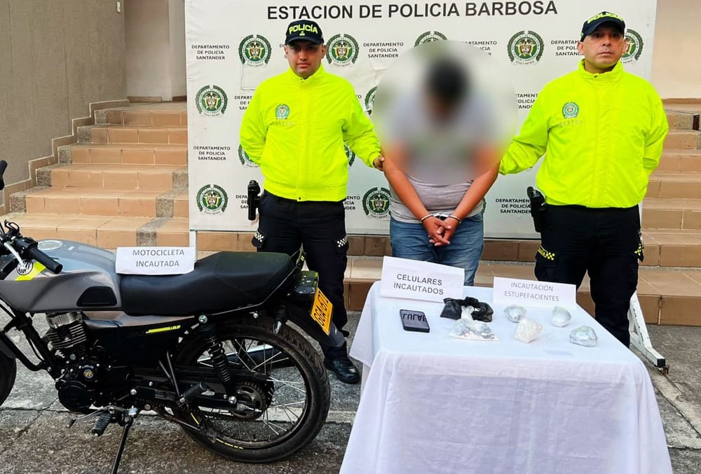 Cayó presunto integrante de “Los Necios” con droga lista para distribución en Santander imagen de la publicación