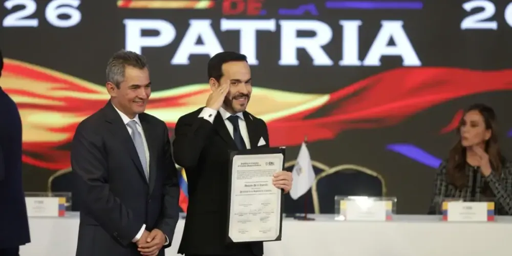 “Recibiré un país quebrantado”: De la Espriella durante el recibimiento de la credencial de presidente electo imagen de la publicación