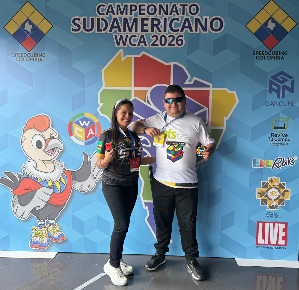 Estudiantes de las UTS participaron en Campeonato Sudamericano de Cubo Rubik imagen de la publicación
