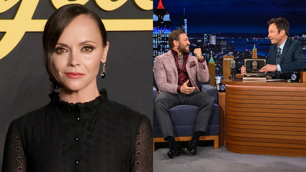 Christina Ricci cuestiona a Jimmy Fallon por entrevistar a Conor McGregor imagen de la publicación