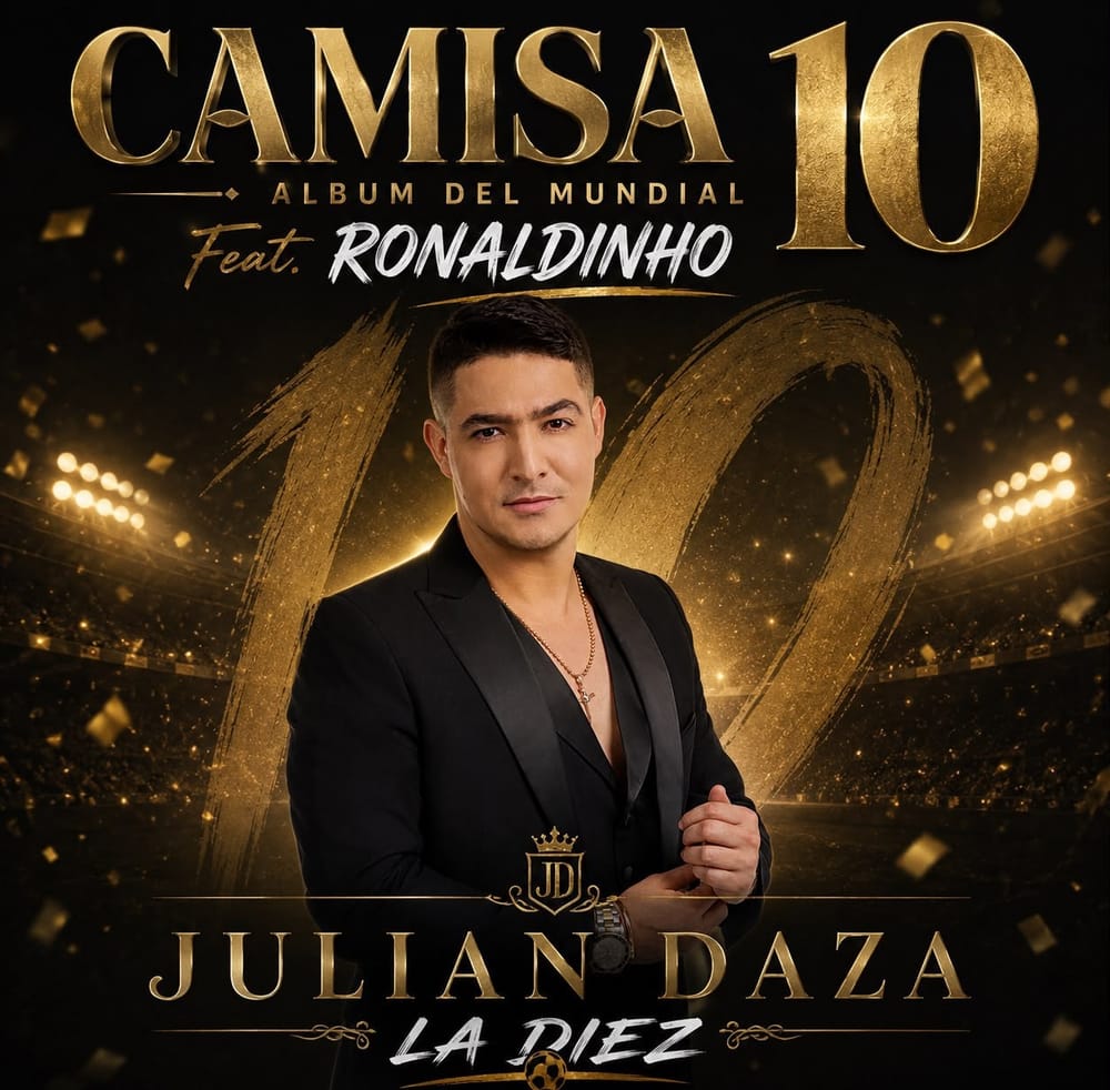 Julián Daza se une a Ronaldinho en “La Diez” imagen de la publicación