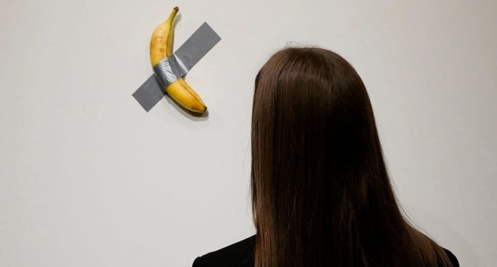 Se robaron la famosa banana de una obra de arte imagen de la publicación