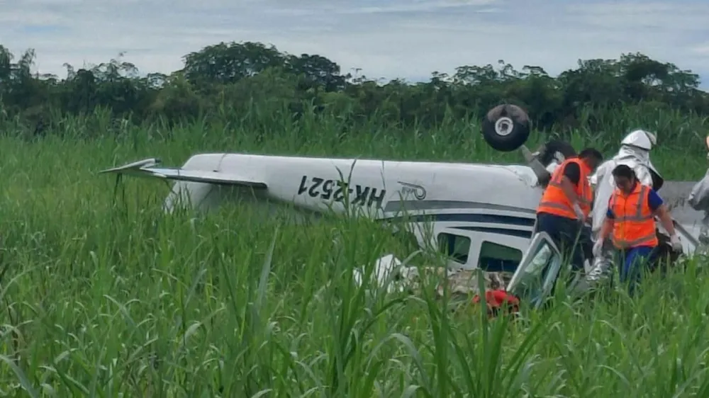 Cayó avioneta que cubría ruta entre Villavicencio y La Macarena y dejó cuatro muertos imagen de la publicación