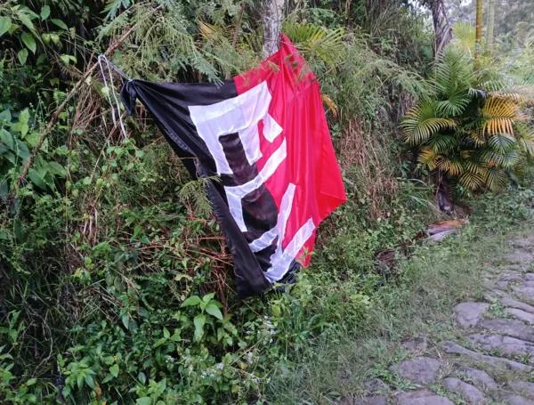 Encuentran bandera de grupo armado en vía entre Duitama y Charalá; autoridades activaron protocolos de seguridad imagen de la publicación