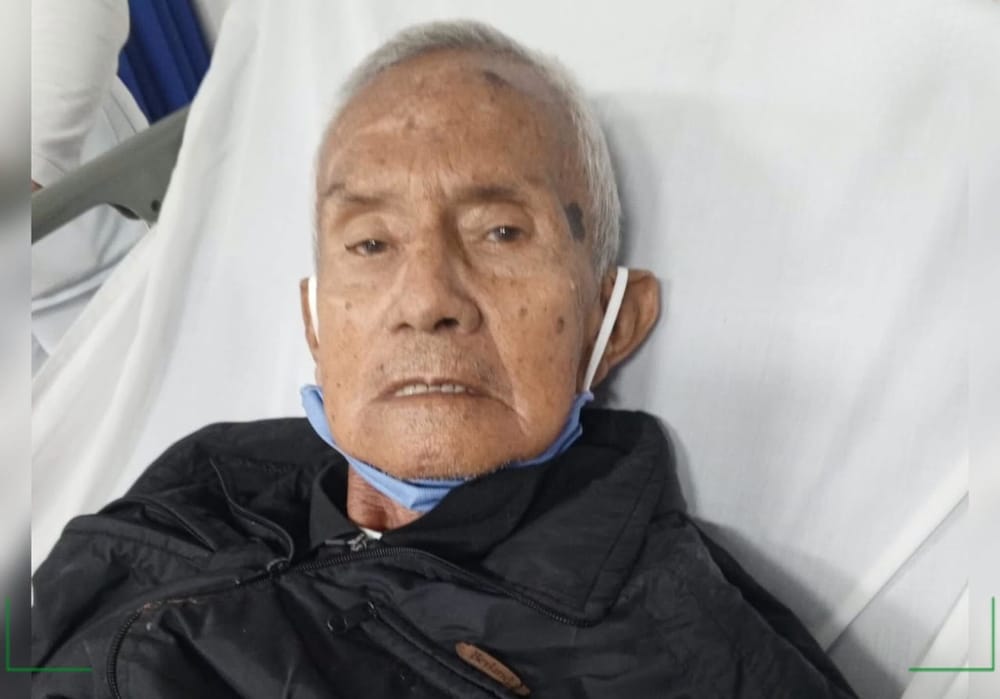 Buscan a la familia de abuelo hospitalizado en Piedecuesta imagen de la publicación