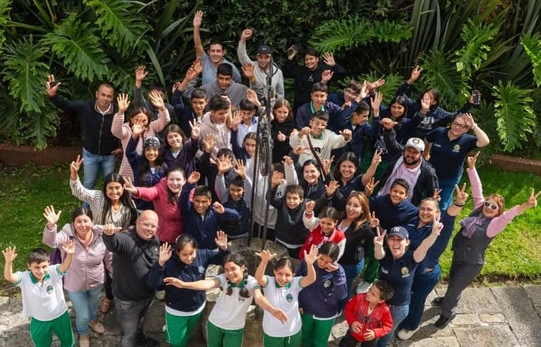 Estudiantes del municipio de San Benito en Casa de Santander imagen de la publicación