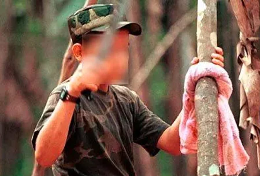 Aumentó reclutamiento forzado de niños a manos de grupos criminales en el presente año imagen de la publicación