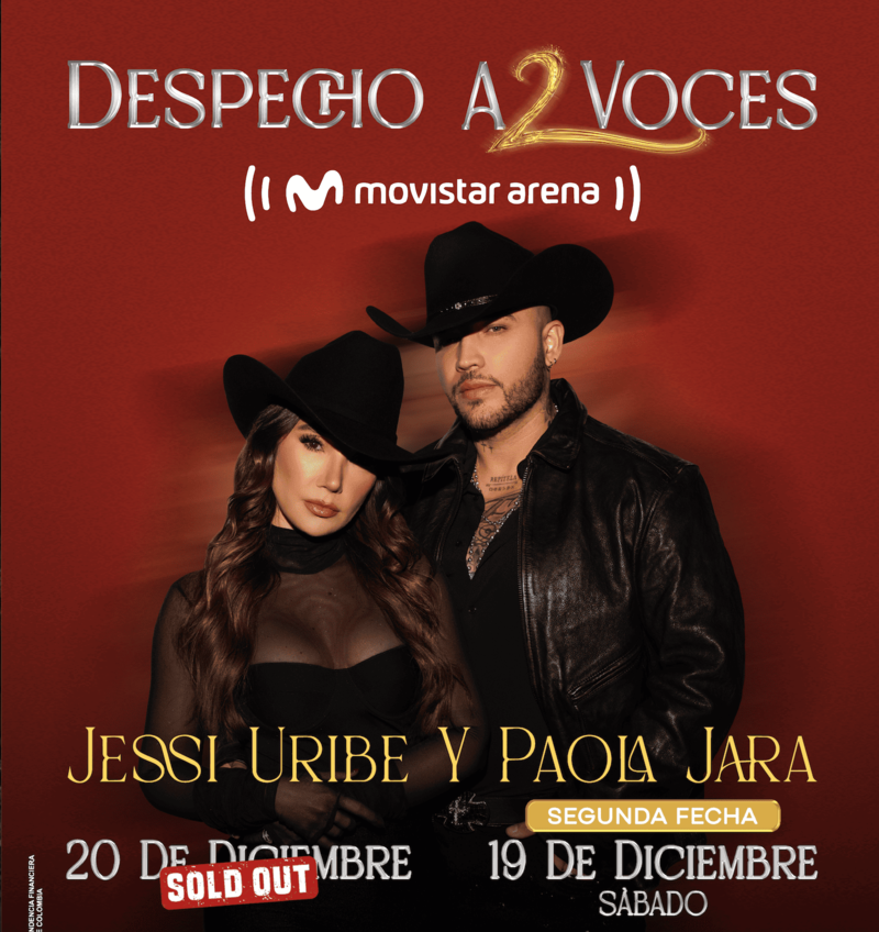 Jessi Uribe y Paola Jara anuncian nueva fecha de “Despecho a 2 voces” imagen de la publicación