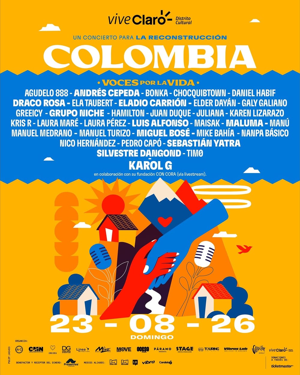 Mike Bahía se suma a la reconstrucción de Colombia imagen de la publicación
