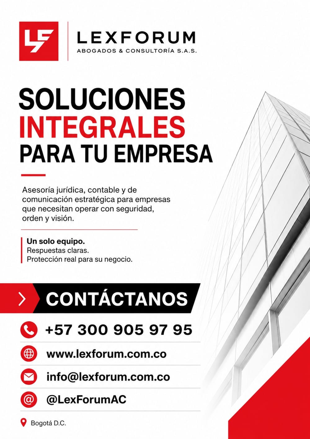 Lex Forum lanza modelo de consultoría integral para mitigar riesgos corporativos imagen de la publicación