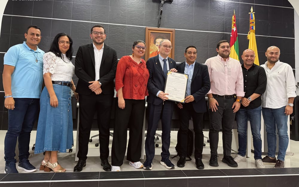 Exmagistrado Constitucional de Alemania en Asamblea de Santander imagen de la publicación