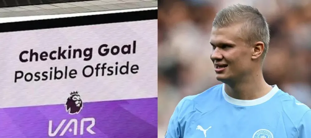VAR reconoció un error en el gol de Haaland que le dio el triunfo al Manchester City imagen de la publicación
