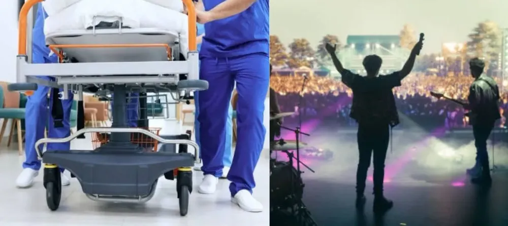 Hombre murió atorado por un chorizo durante concierto de Jhonny Rivera y Nelson Velásquez imagen de la publicación