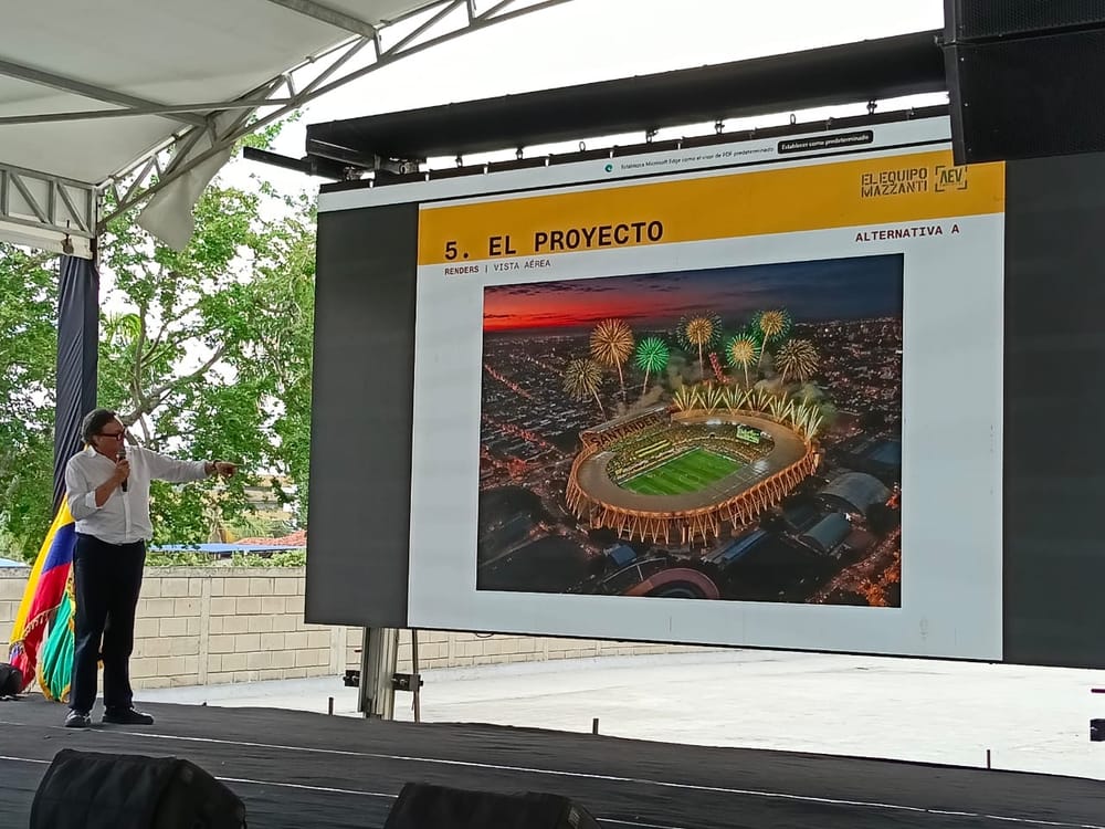 ¿El nuevo gigante del fútbol colombiano? Presentan dos propuestas para transformar el estadio Américo Montanini imagen de la publicación