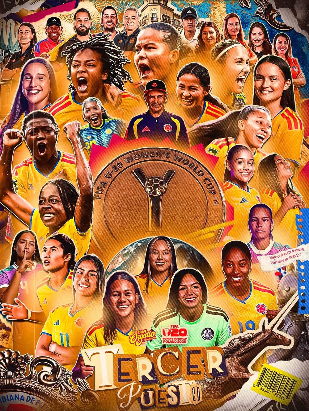Colombia tercera en Mundial femenino Sub-20 imagen de la publicación
