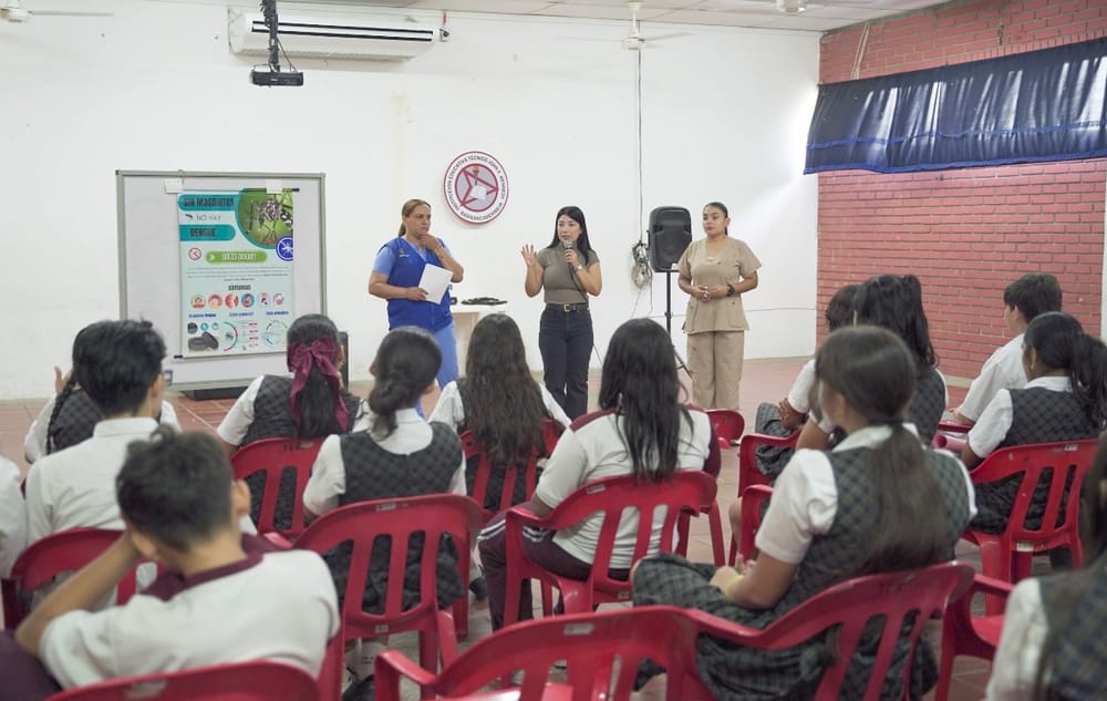 En los colegios se hacen campañas contra el dengue en Barrancabermeja imagen de la publicación