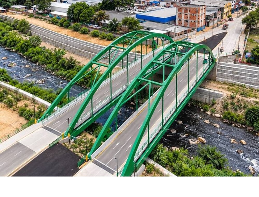 Megaobra de Carrizales es el doble puente inaugurado en Girón imagen de la publicación
