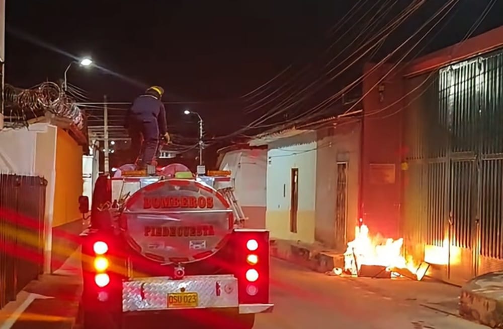 El ‘Loco’ provocó un incendio y tuvieron que actuar los Bomberos imagen de la publicación