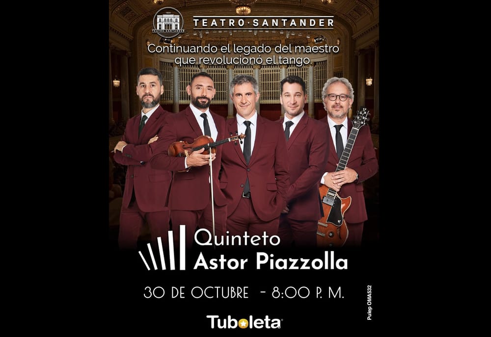 ¡El Quinteto Astor Piazzolla anuncia gira! revive el legado del compositor en Bucaramanga con “Le Grand Tango” imagen de la publicación